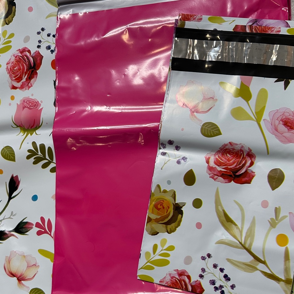 100 Items Poly Mailers & Bubble Pouch Shipping Supplies Assorted Sizes & Colors - Picture 7 of 14